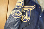 Vintage 1970s Lions Tail Collegiate Wool Leather Varsity Jacket Men's XS
