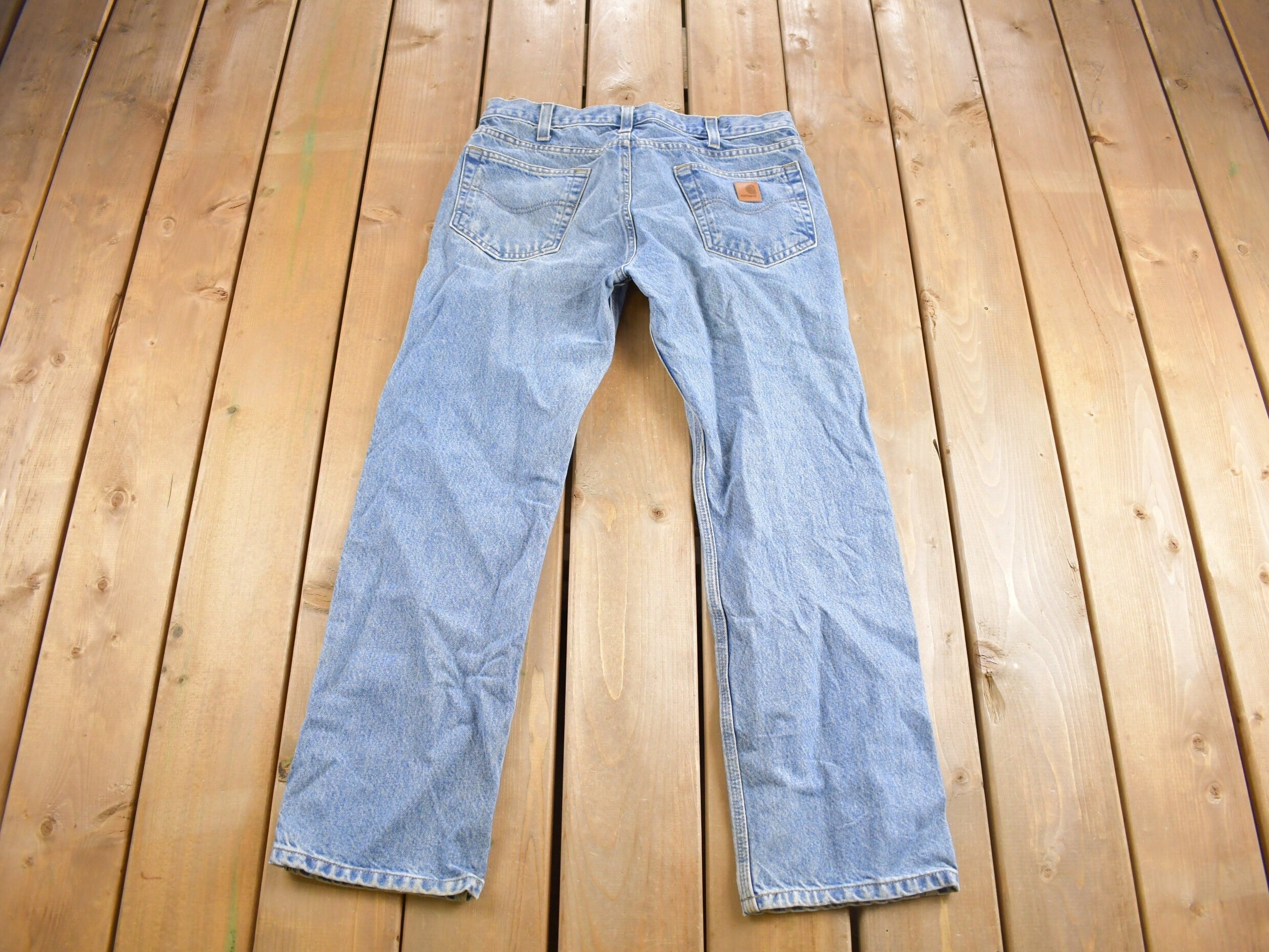 Vintage 1990s Carhartt Work Jeans Size 34 x 27