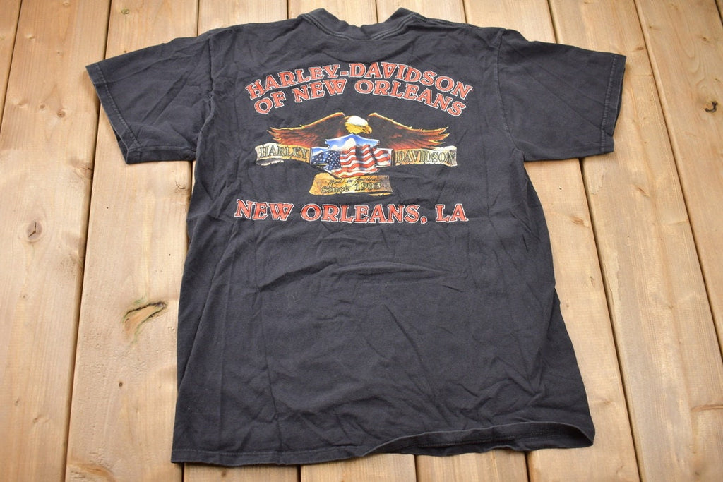 Vintage 1999 Harley Davidson 5 o Clock Somewhere New Orleans T-Shirt
