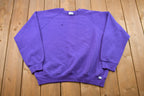Vintage 1990s Blank Discus Crewneck Sweatshirt