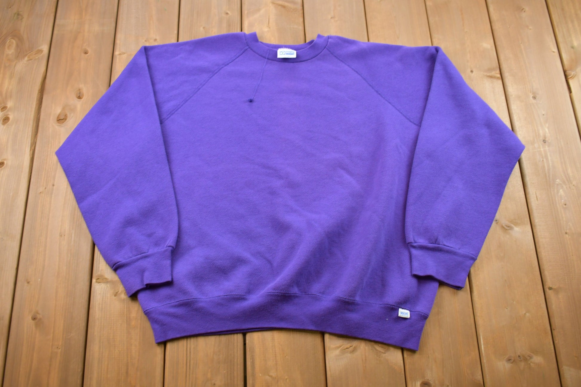 Vintage 1990s Blank Discus Crewneck Sweatshirt