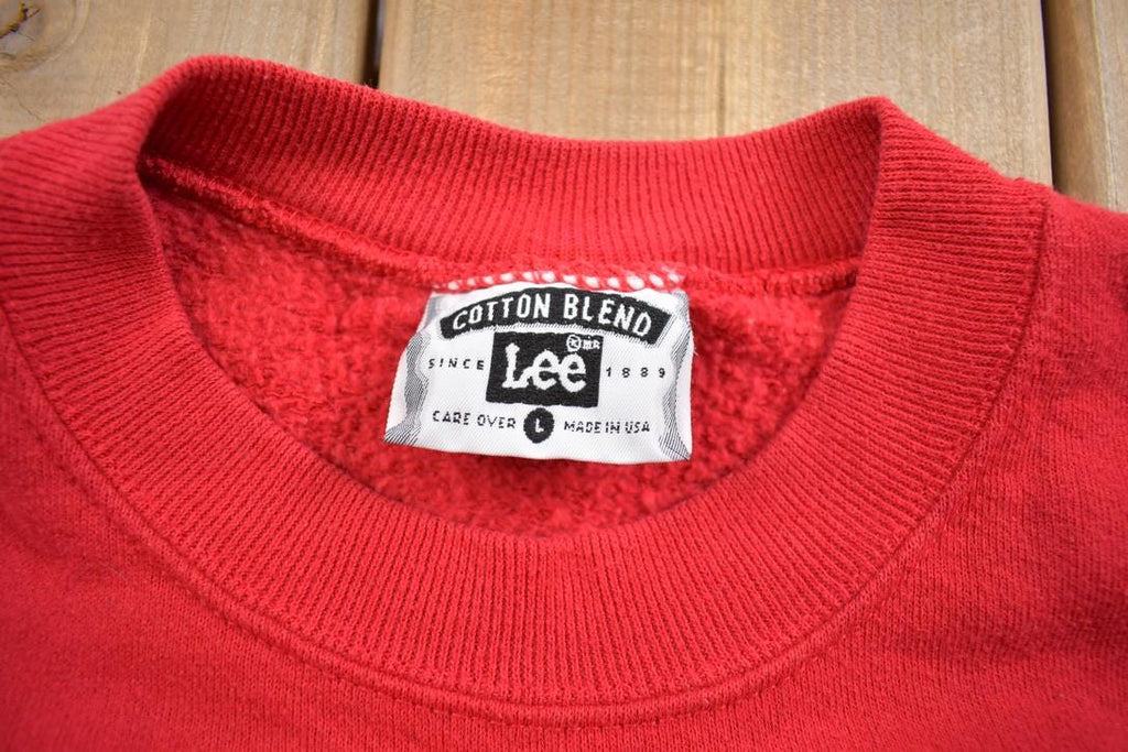 Vintage 1990s Lee Dallas Center Grimes Elementary School Souvenir Travel Crewneck Sweatshirt Made In USA