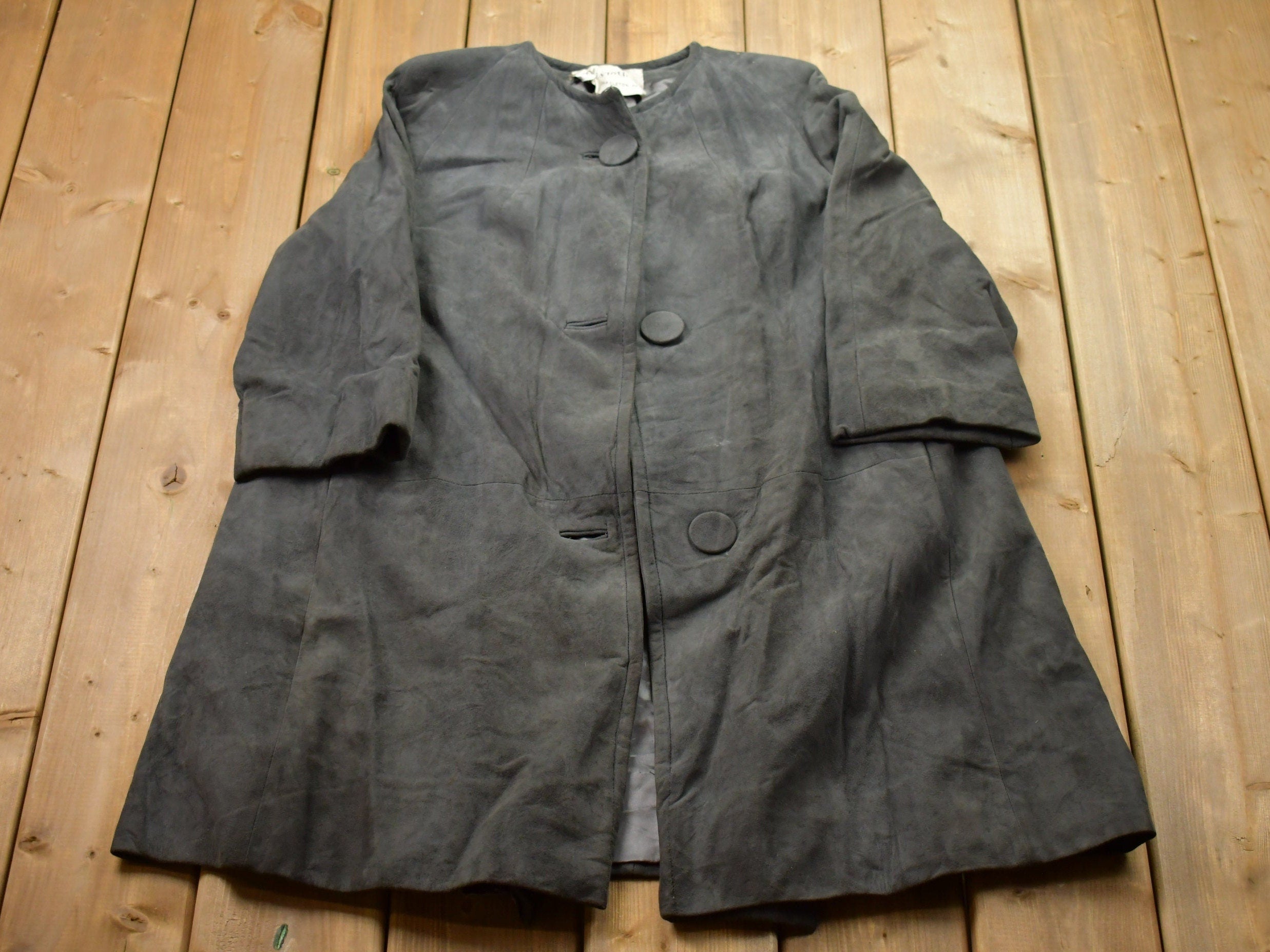 Vintage 1990s Suede Leather Jacket