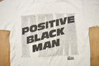 Vintage 1990s Positive Black Man Graphic T Shirt