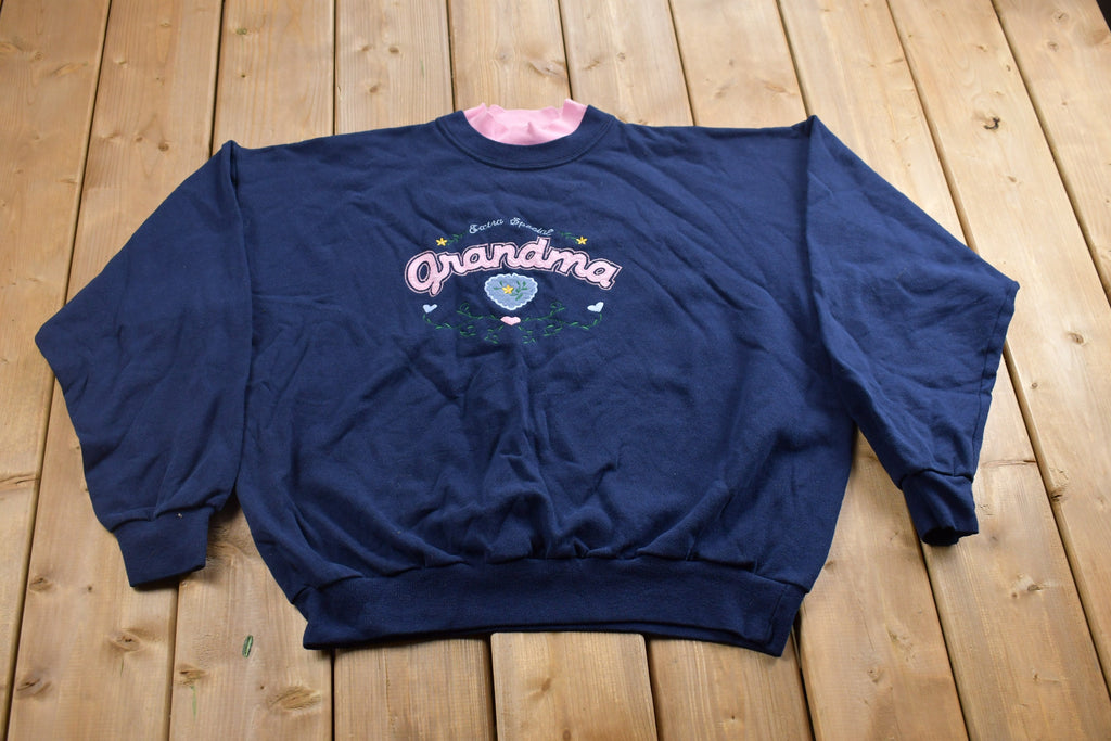 Vintage 1990s Special Grandma Graphic Crewneck Sweater