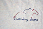 Vintage 1990s Canterbury Downs Double Collar Doubler Sleeve Souvenir T-Shirt Mens Medium Oversized