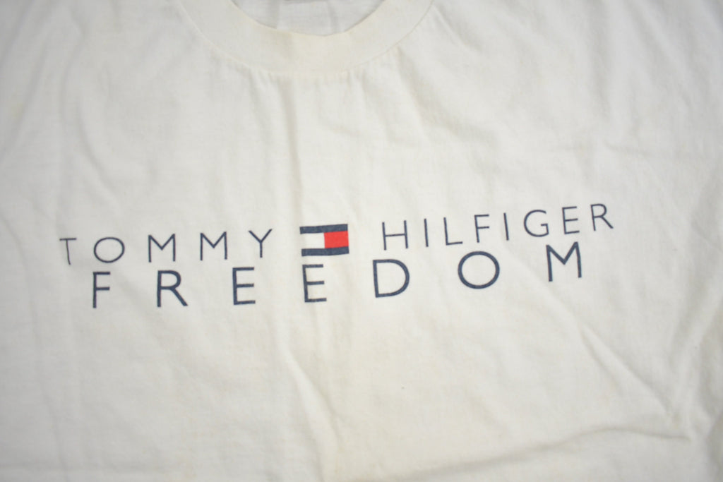 Vintage 1990s Tommy Hilfiger Freedom Graphic T Shirt