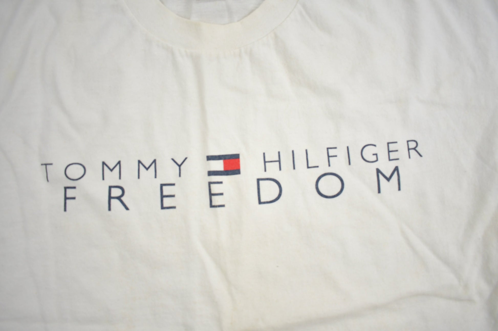 Vintage 1990s Tommy Hilfiger Freedom Graphic T Shirt
