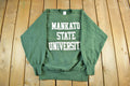 Vintage 1990s Mankato State University Champion Reverse Weave Warmup Crewneck Sweatshirt Men's XL