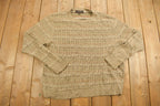 Vintage 1990s Tasso Ella Patterned Knitted Sweater