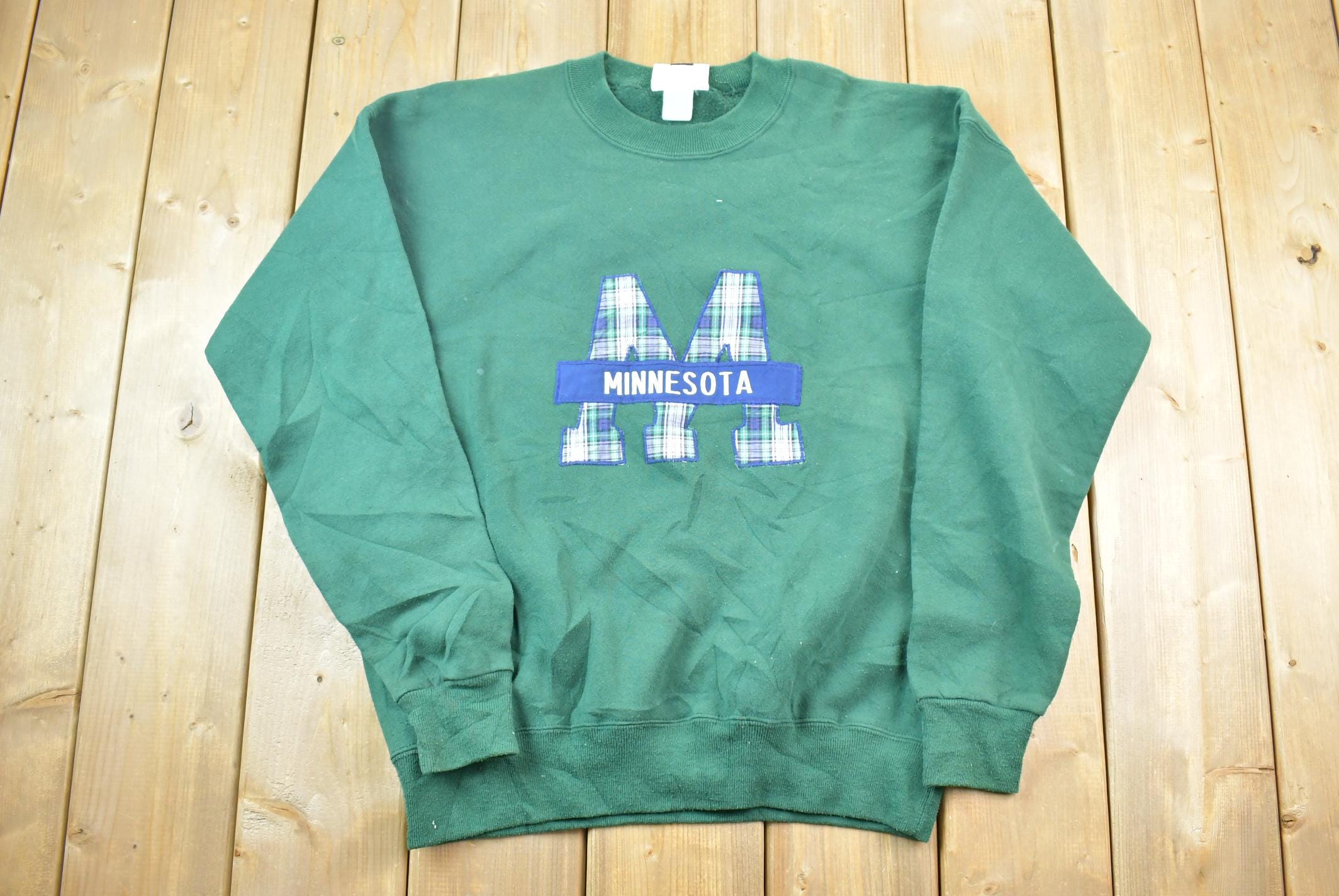 Vintage 1990s Minnesota Lee Sport Heavy Cotton Crewneck Sweatshirt