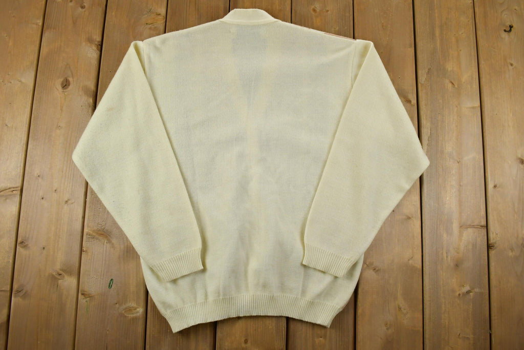 Vintage 1990s Shahzeb Knit Cardigan Sweater