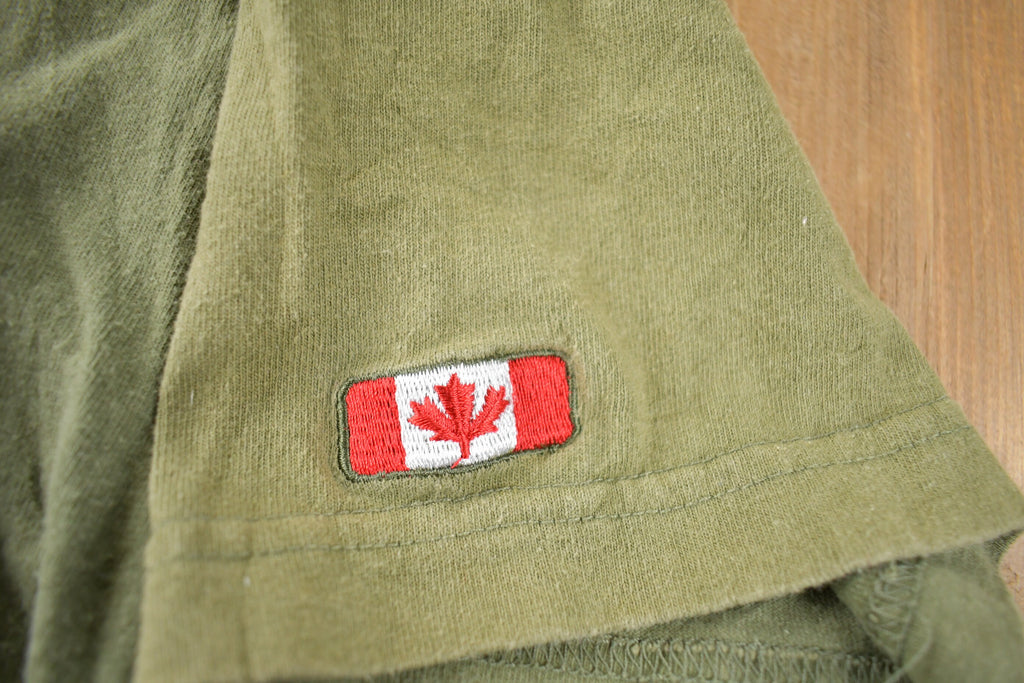 Vintage 1990s Jasper Canada Souvenir Travel T Shirt Made In Canada Size L
