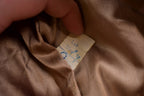 Vintage 1960s Fur Collar Leather Overcoat