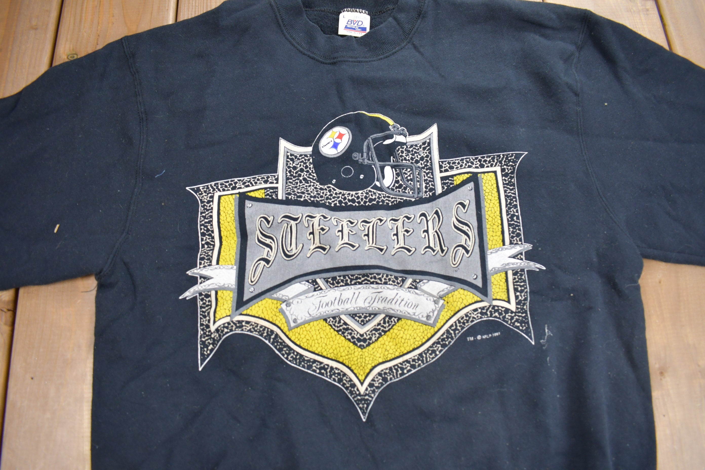 Vintage 1991 Pittsburgh Steelers NFL Crewneck Sweatshirt