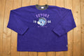 Vintage 1990s Disney Eeyore Fleece Crewneck  Vintage Sweatshirt  American Sportswear  Deep Pile  Embroidered Logo  90s Disney