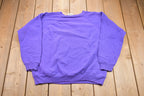 Vintage 1990s Hanes Her Way Leaves Graphic Crewneck Sweatshirt