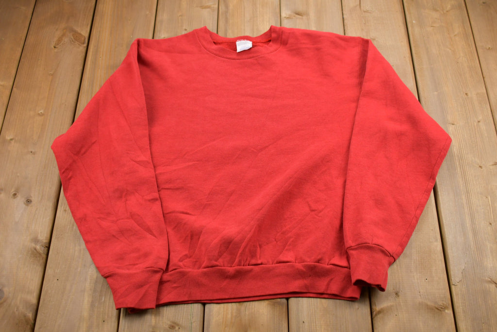 Vintage 1990s BVD Made In USA Blank Crewneck Sweatshirt