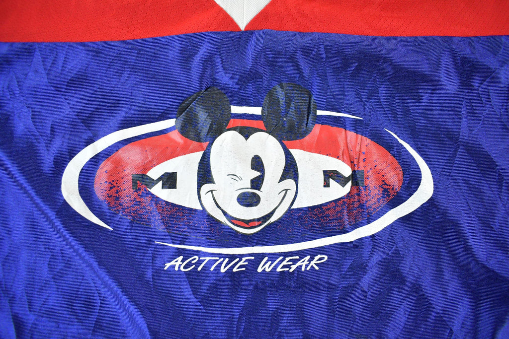 Vintage 1990s Mickey Mouse Disney Cartoon Promo Soccer Jersey Men's Large