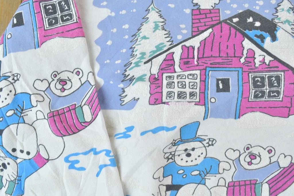 Vintage 1990s Snowman Gang Reitmans Neon Outdoorsman Crewneck Sweatshirt