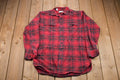 Vintage 1980s LL Bean Plaid Button Up Shirt