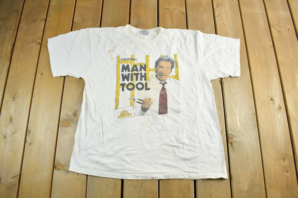 Vintage 1990's Stanley Desantis Home Improvement Graphic T-Shirt Men's XL