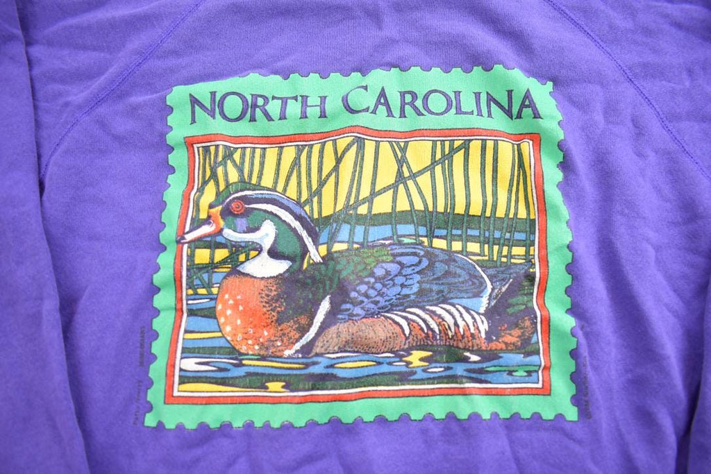 Vintage 1990s North Carolina Duck Souvenir Travel Crewneck Sweatshirt