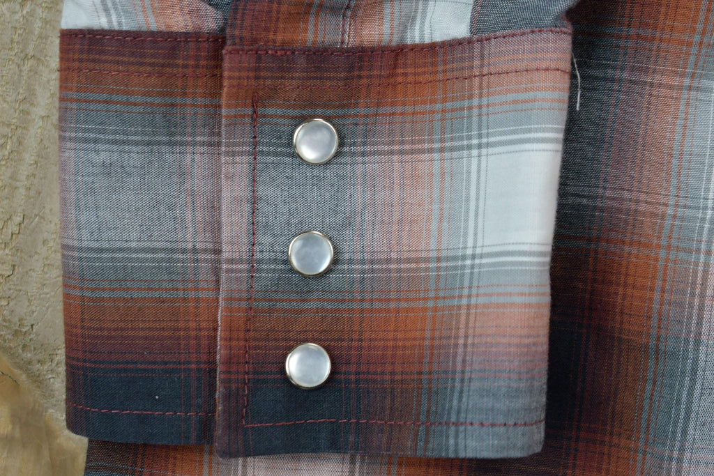Vintage 1990s Tall Man Plaid Button Up Flannel Shirt