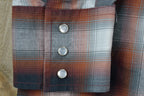 Vintage 1990s Tall Man Plaid Button Up Flannel Shirt
