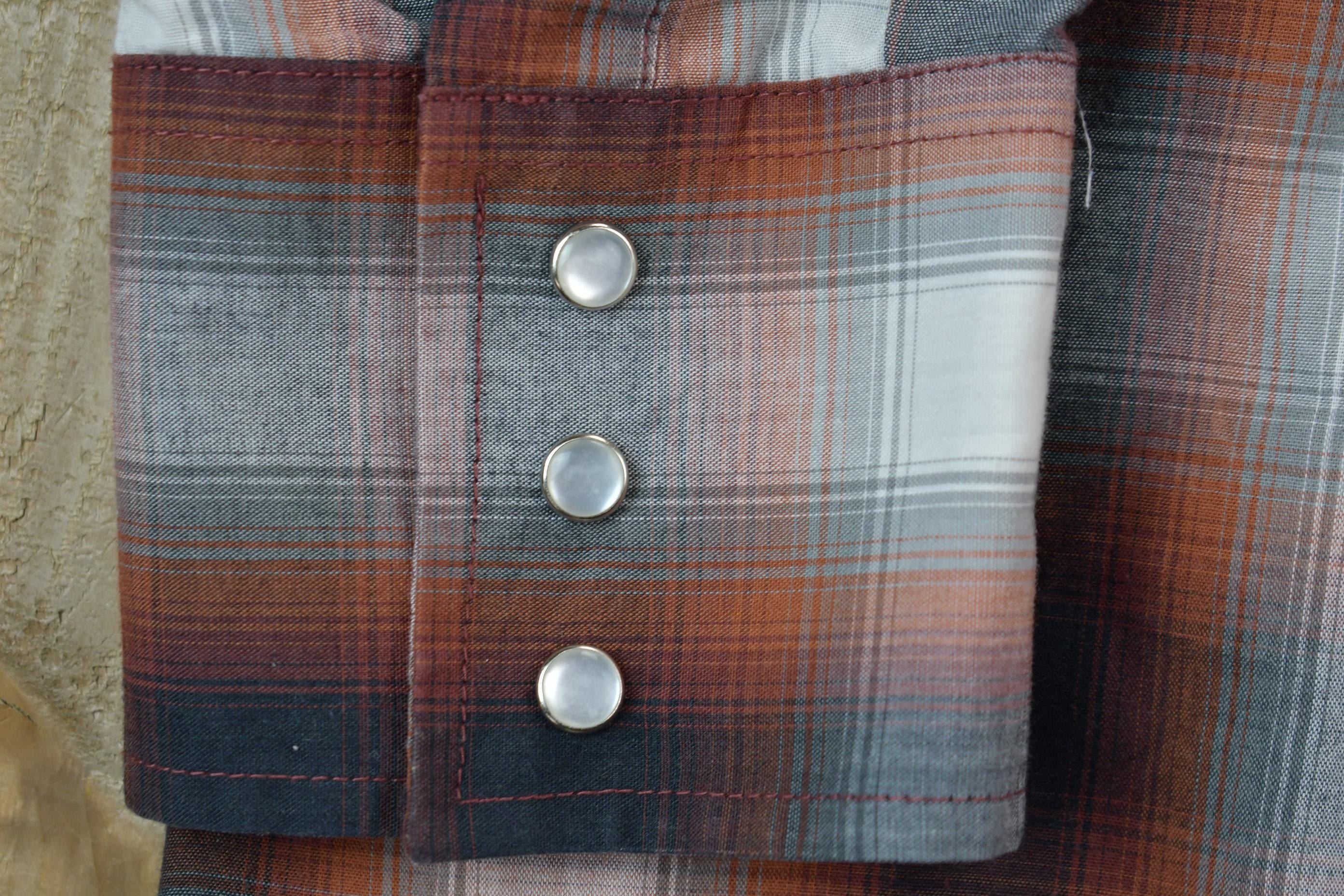 Vintage 1990s Tall Man Plaid Button Up Flannel Shirt