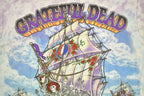 Vintage 1993 Grateful Dead Ship Of Fools All Over Print Pirate T-shirt