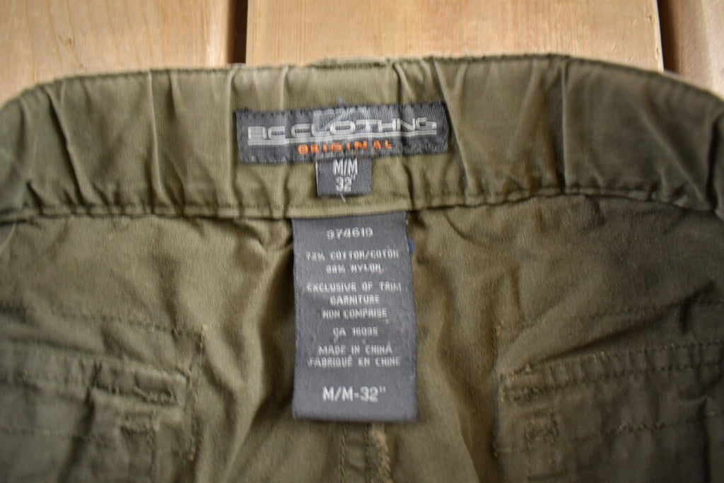 Vintage 1990s BC Clothing Zip Off Cargo Pants Size 32x29