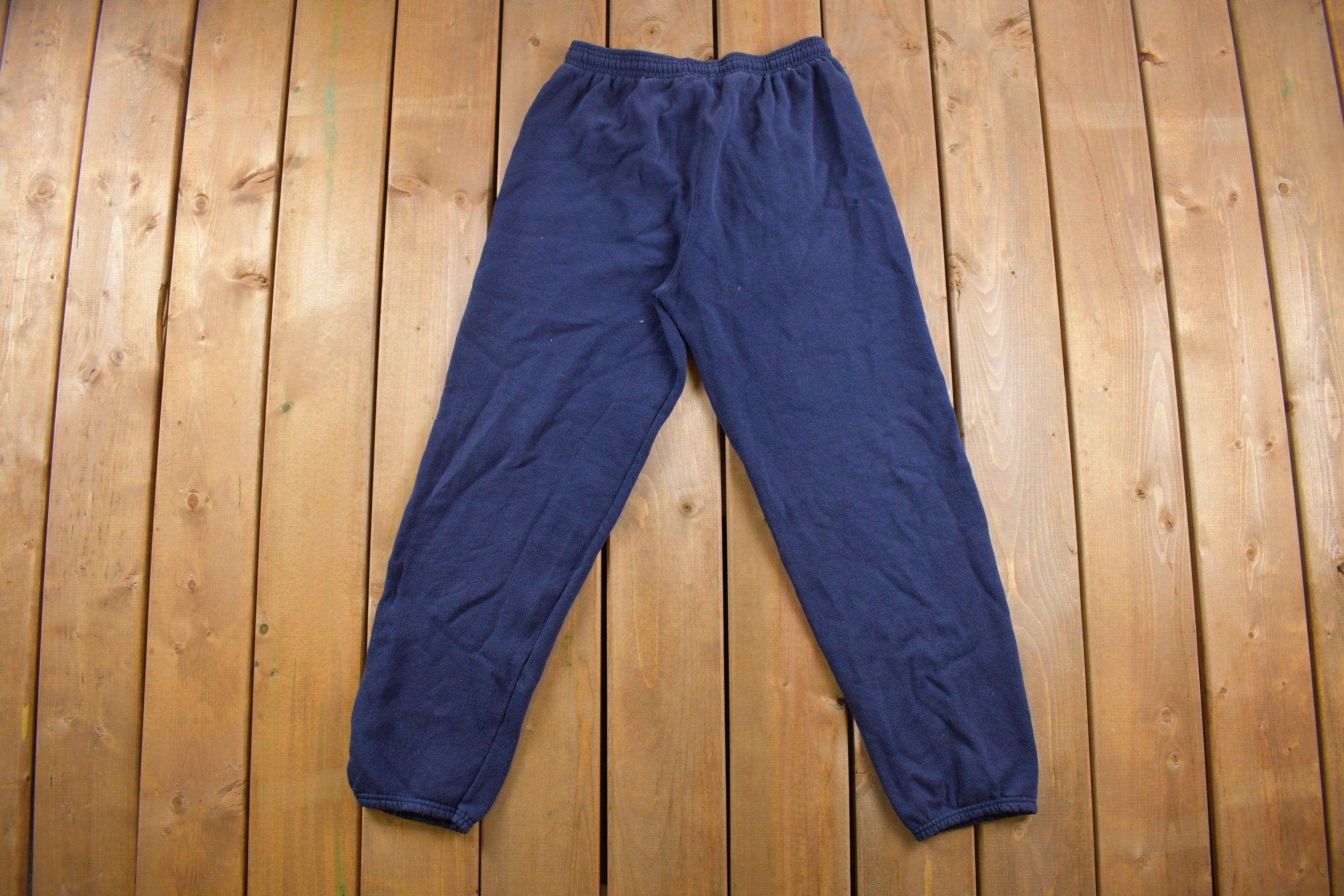 Vintage 1990's Navy Reflective 3M Sweatpants Size M