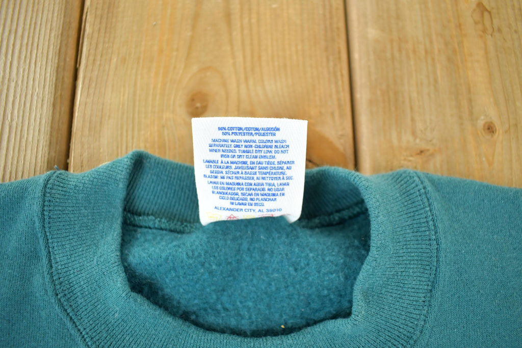 Vintage 1990s Jerzees Blank Crewneck Sweatshirt Men's Large