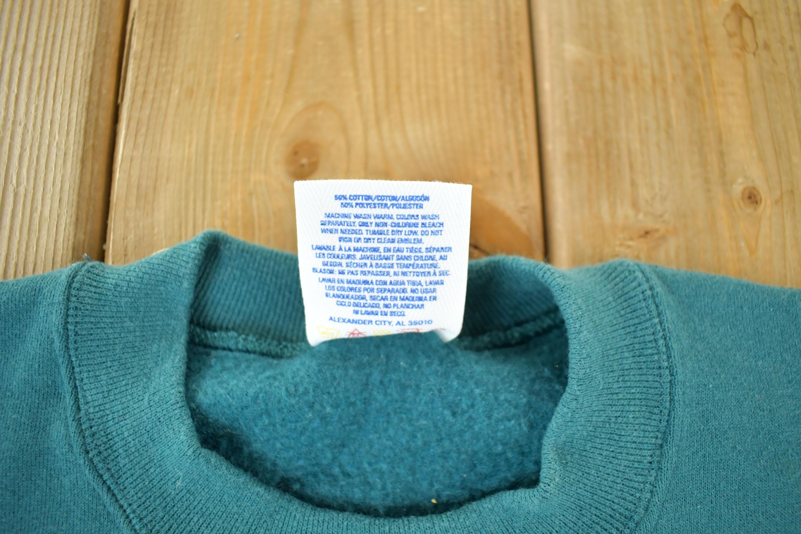 Vintage 1990s Jerzees Blank Crewneck Sweatshirt Men's Large
