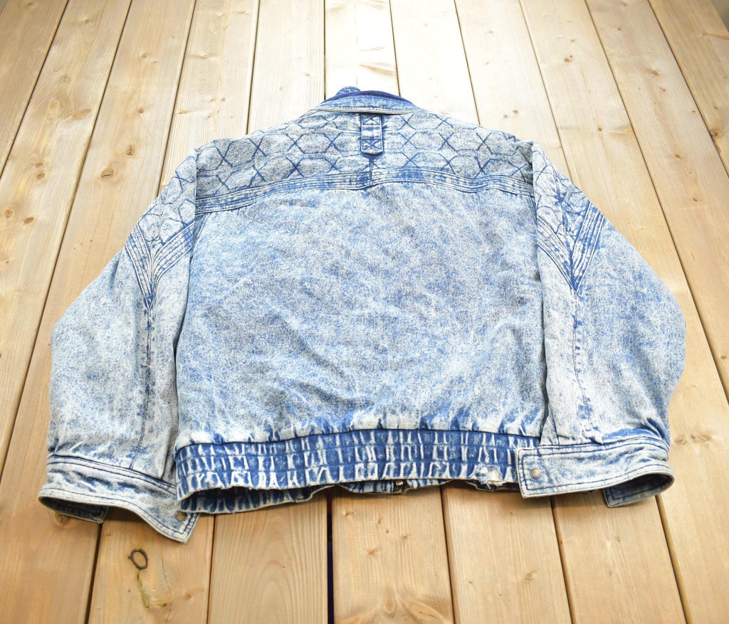 Vintage 1980s Urban Equipment Blanket Lined Denim Jean Jacket