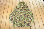 Vintage 1980s MWG Duck Camo Canvas Hunting Jacket Men's Small