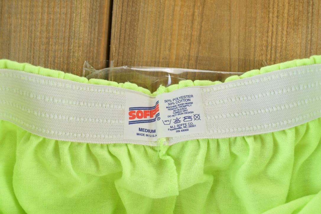 Vintage 1990s Neon Green Athletic Shorts