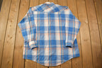 Vintage 1990s Plaid Rock Creek Ranch Button Up Shirt