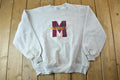 Vintage 1990s Maquoketa Plaid M Russell Crewneck Sweatshirt