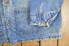 Vintage Carhartt Denim Chore Jacket Blanket Lined Jacket Men's 2XL