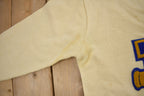 Vintage 1950s 100% Wool Collegiate Varsity Style Knit Sweater "MCH" True Vintage