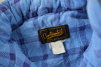 Vintage 1990s Continental Blue Plaid Vest