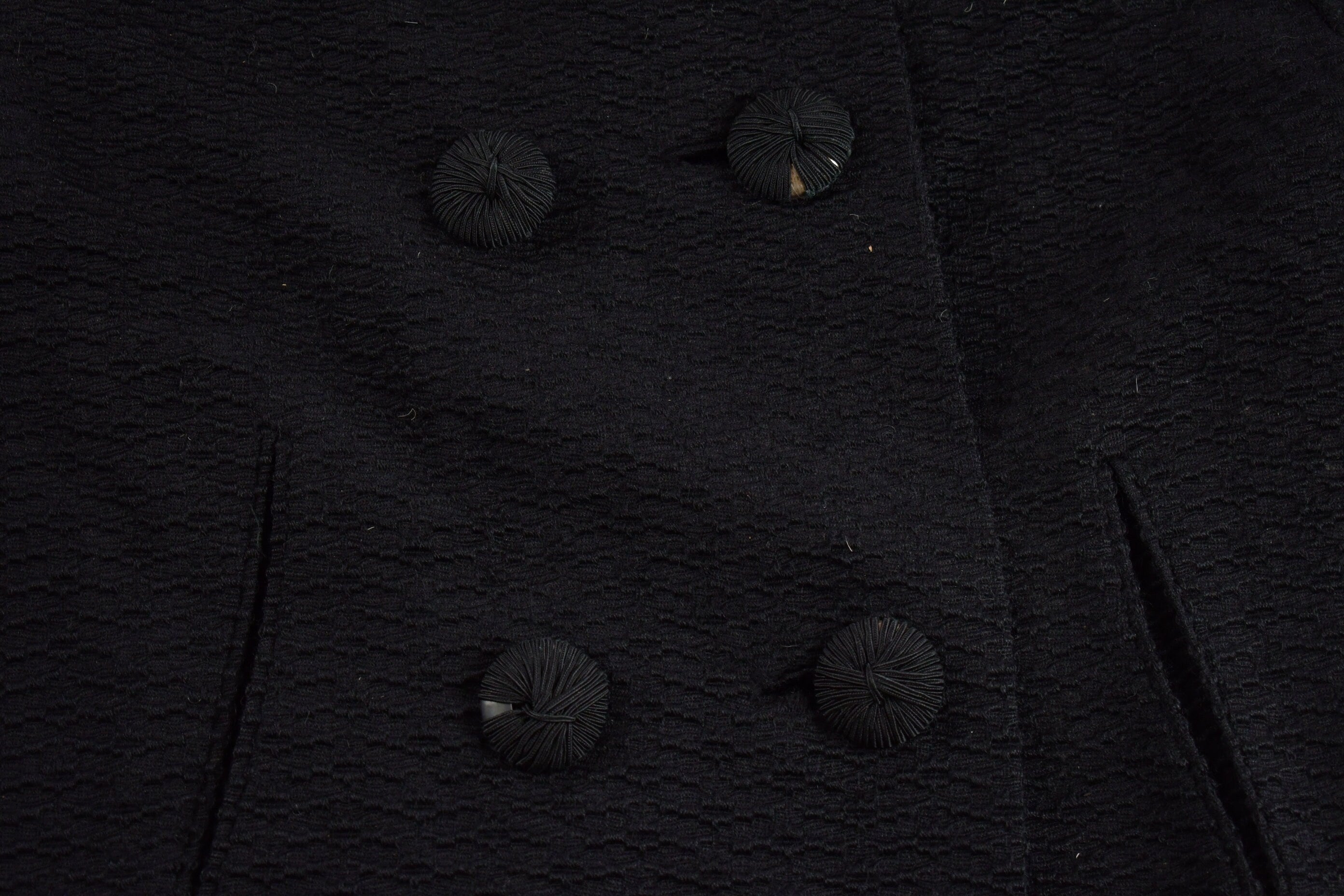 Vintage 1980s Robertsons Fleetwood Fur Collar Over Coat