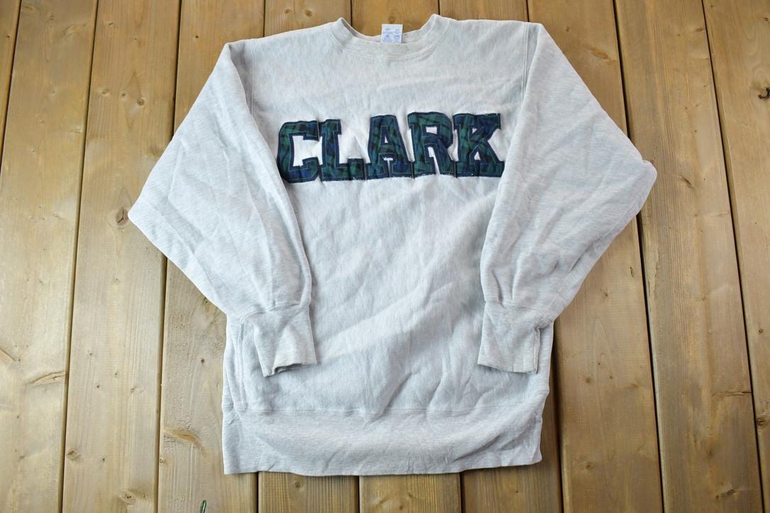 Vintage 1990s Clark University Champion Reverse Weave Sweatshirt