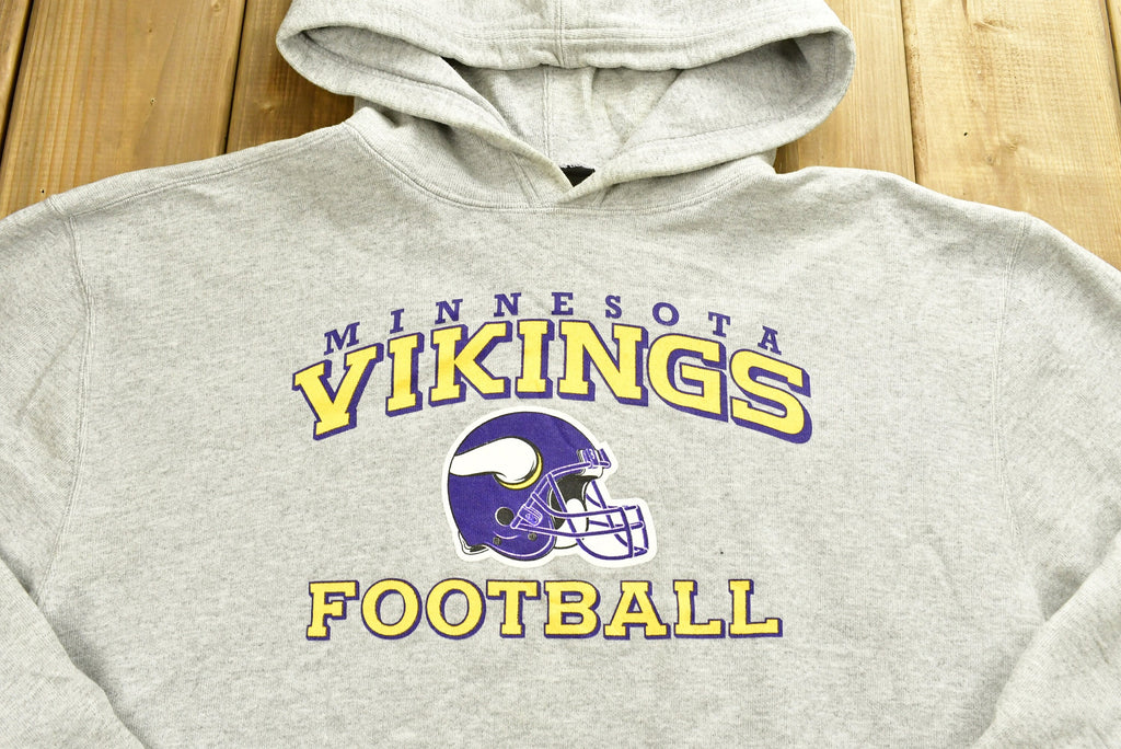 Vintage 1990s Minnesota Vikings NFL Hoodie Sweatshirt