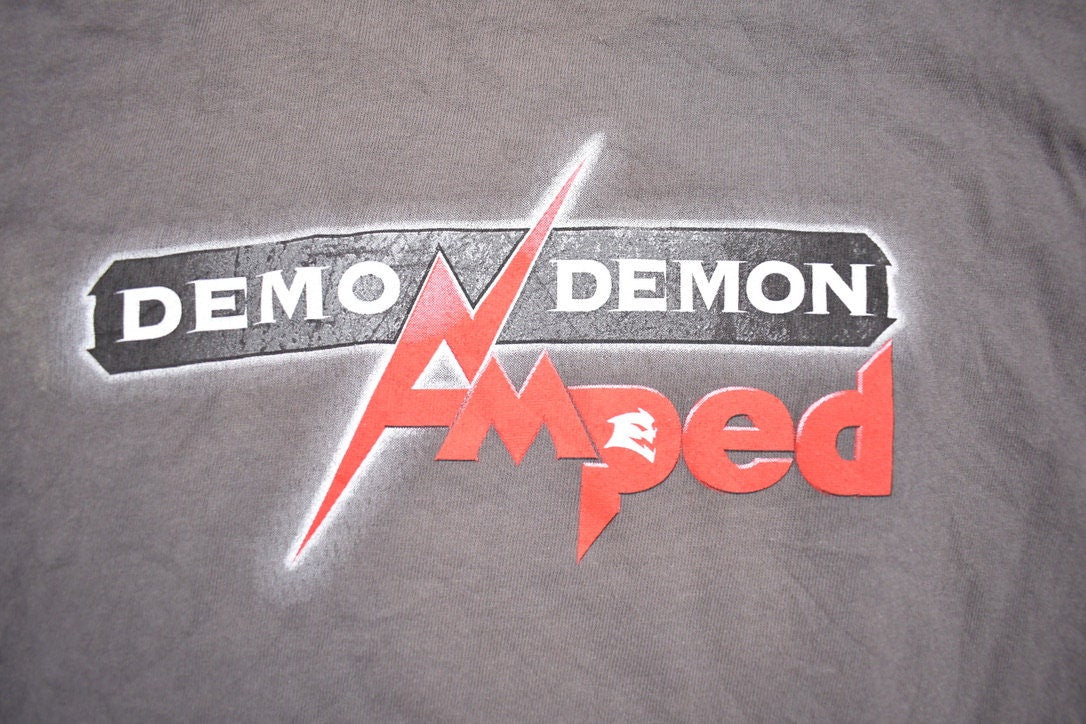 Vintage 1990s Demo Demon AMPED Graphic T-Shirt