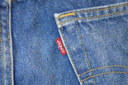 Vintage 1990s Levi Strauss Red Tab 505 Regular Fit Straight Leg Denim Jeans Size 33 x 30