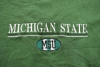 Vintage 1990s University Of Michigan State Collegiate Crewneck  Embroidered NCAA Sweatshirt  Sportswear  Americana  90s crewneck
