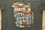 Vintage 1987 Harley Davidson Motorcycles Harleys Whiskey T-Shirt